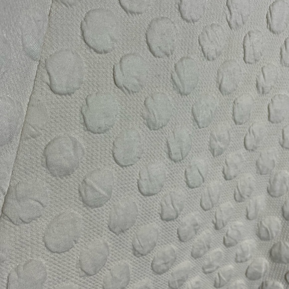 HD in Paris Women’s Cream Polka Dot Textured Jacquard Circle MIDI Skirt Sz Small - Picture 3 of 14